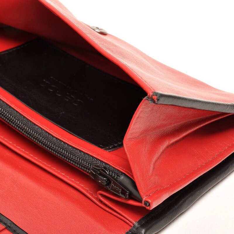 Berba Soft Damesportemonnee Red – Black