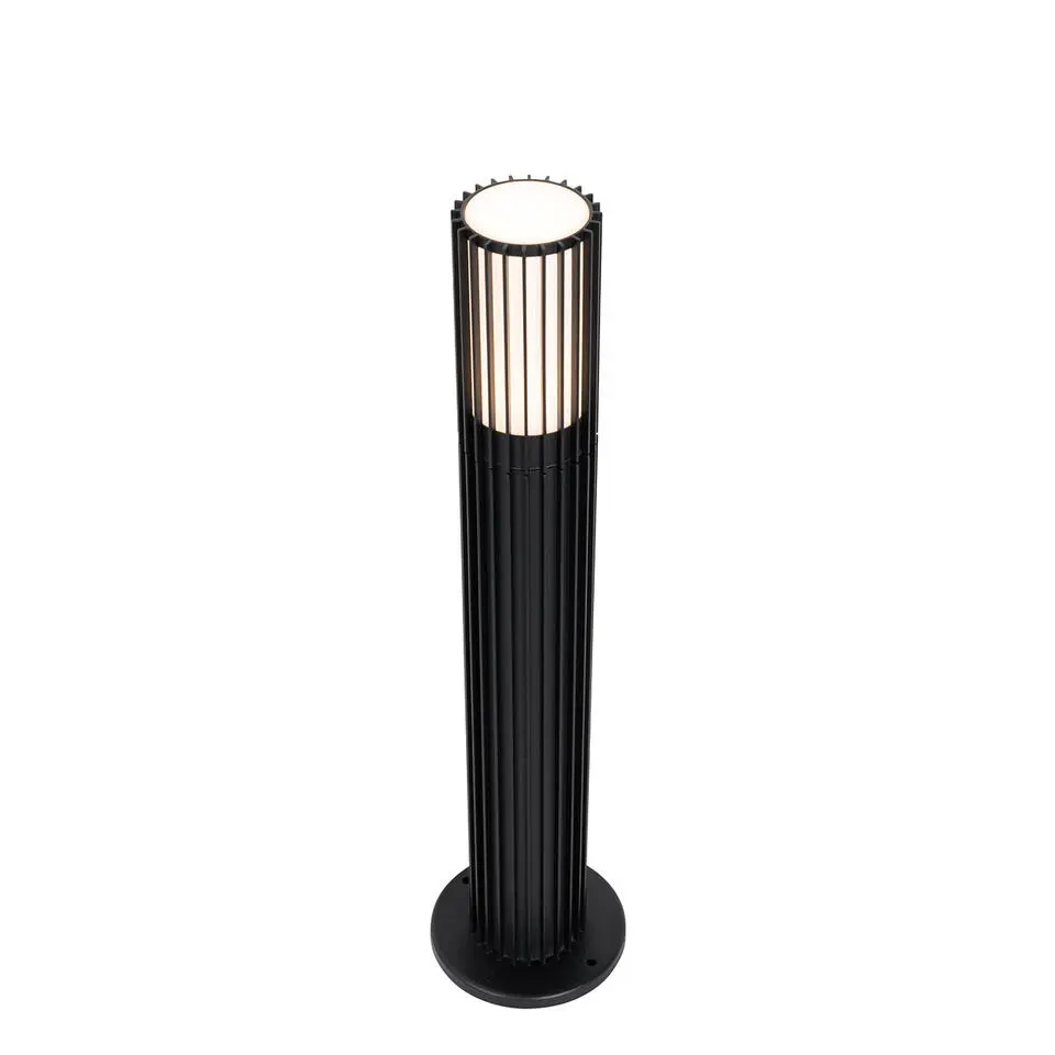 Qazqa staande buitenlampen boris zwart gu10