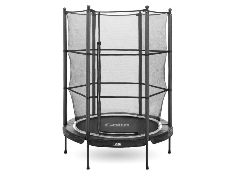 SALTA Trampolin Salta Junior 140 cm, Schwarz Trampolin für kleine Kinder konzipiert