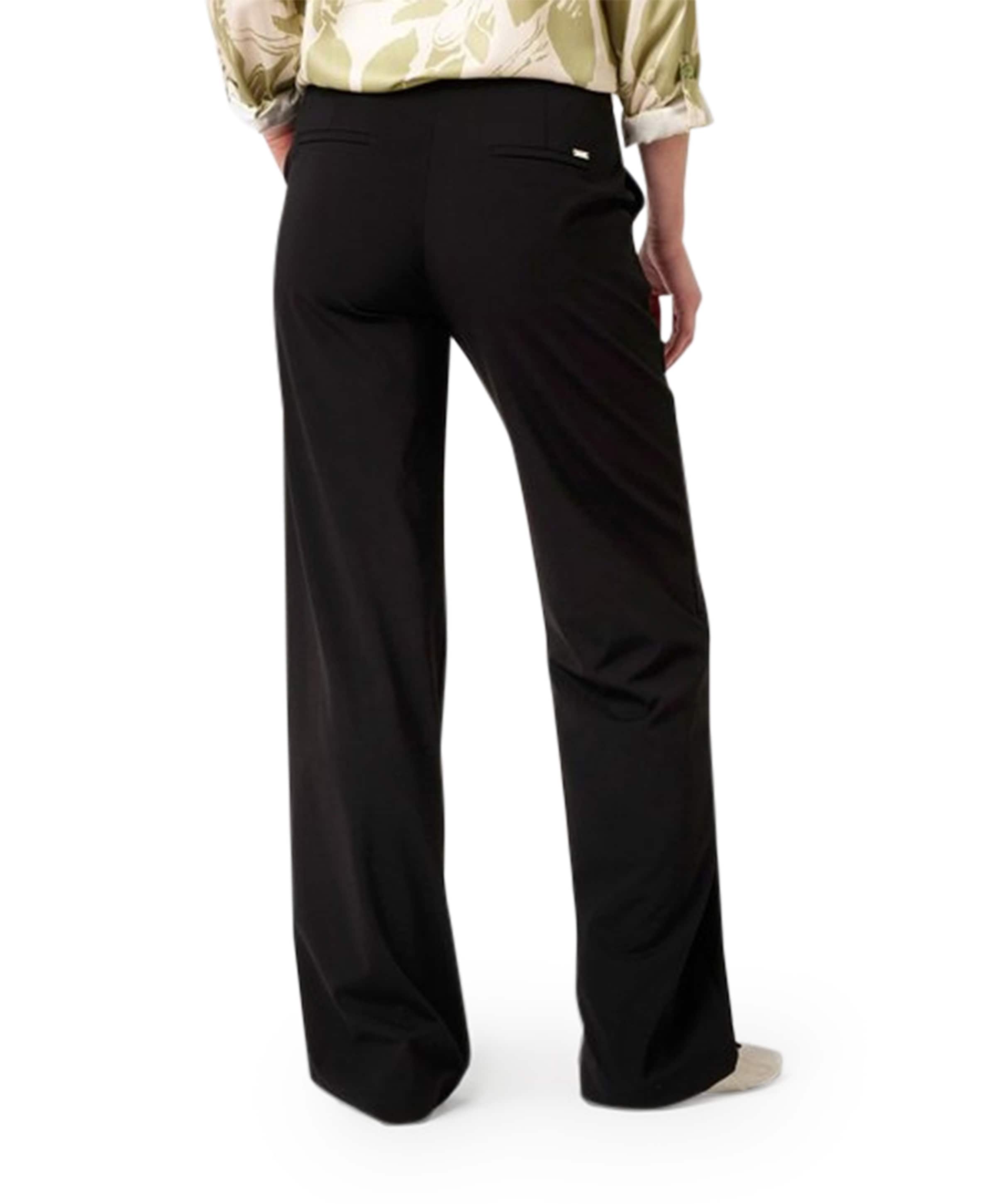 Toni Jenny Wide Leg dames broek zwart