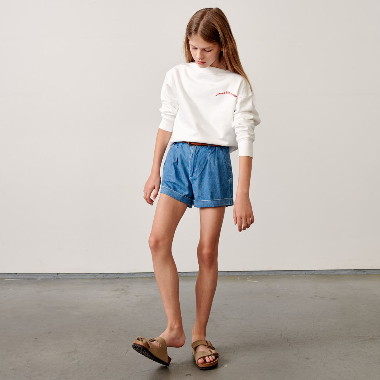 Bellerose Sweat Biba en Coton blanc