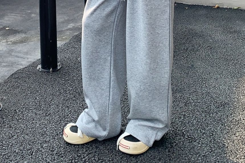 Essere - Wijde joggingbroek met trekkoord in de taille