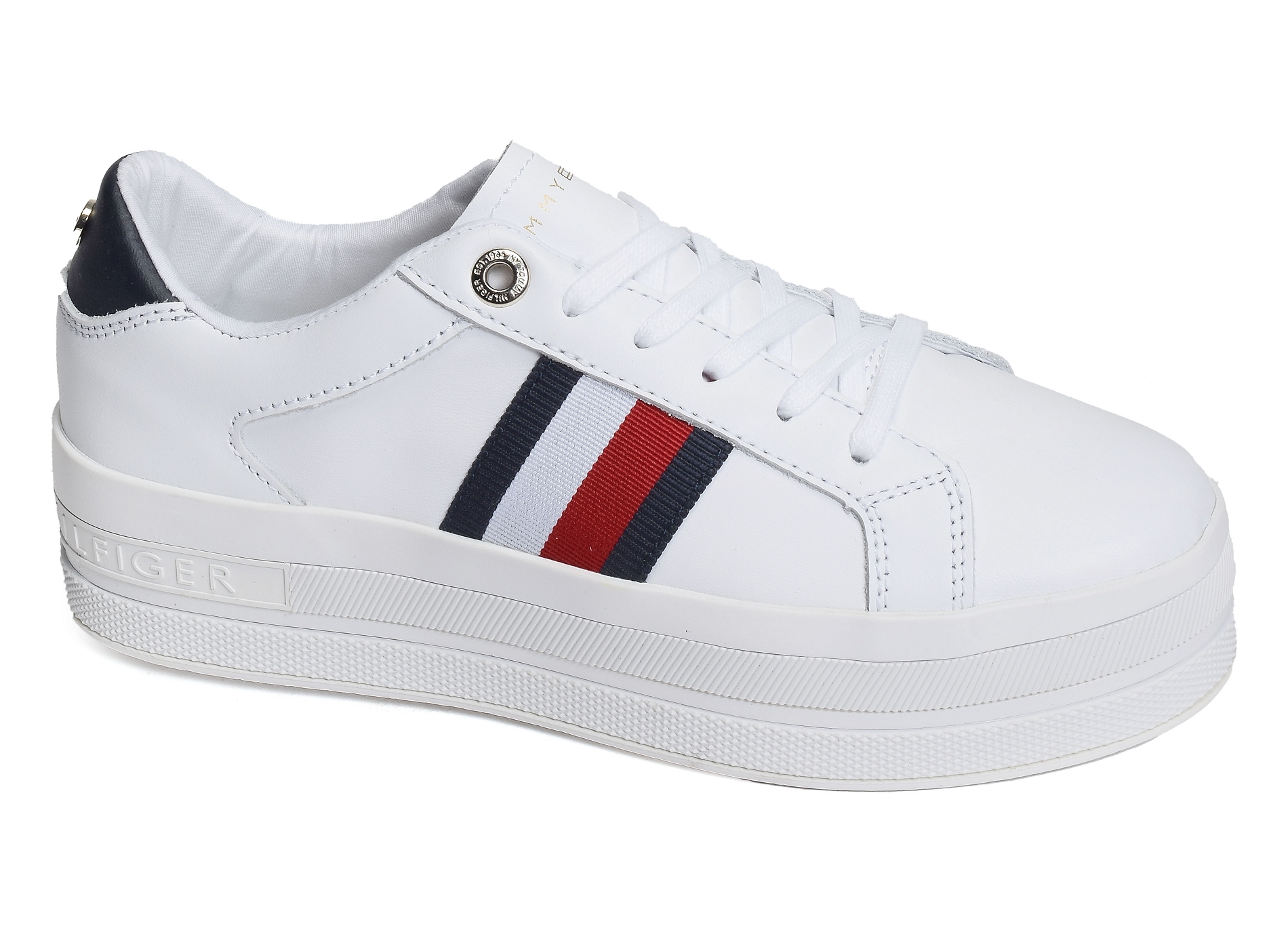 Th webbing platform cupsole 6731 blanc