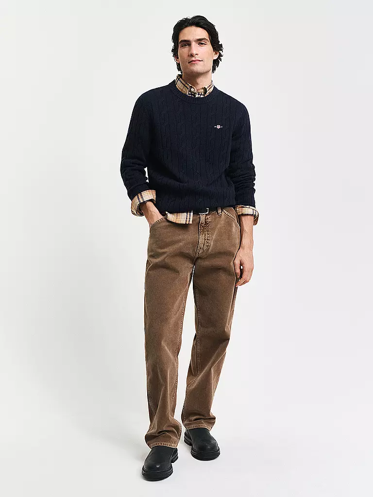 GANT Pullover  dunkelblau