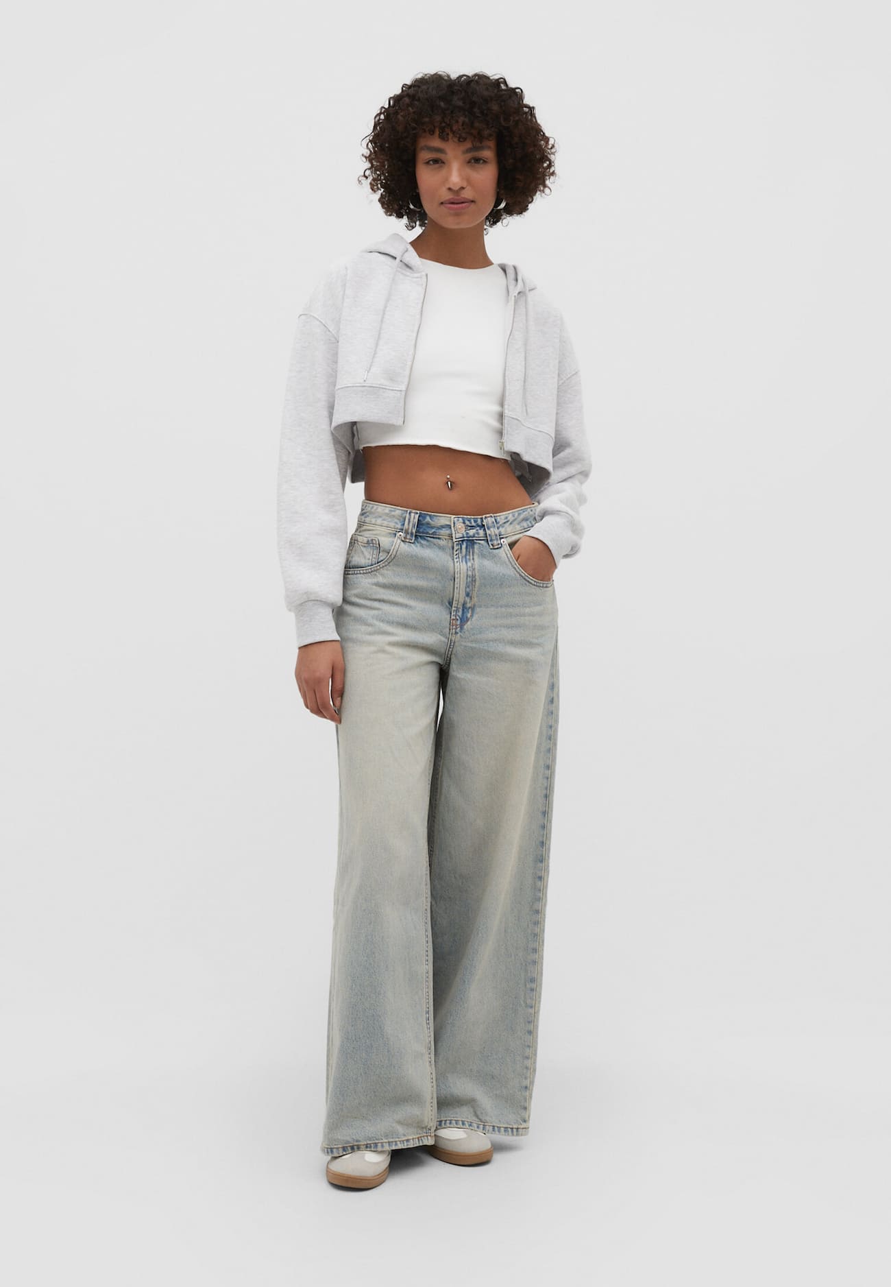 Moletom cropped