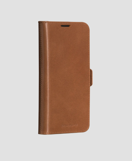 iPhone 16e 2in1 MagSafe Wallet Case Echtleder Tasche mit RFID Schutz Lynge (LME4GTGT6548) - Tan