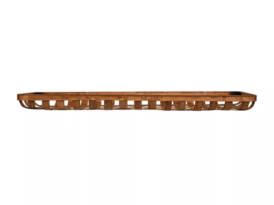 Plateau en bambou marron 75x21x5h