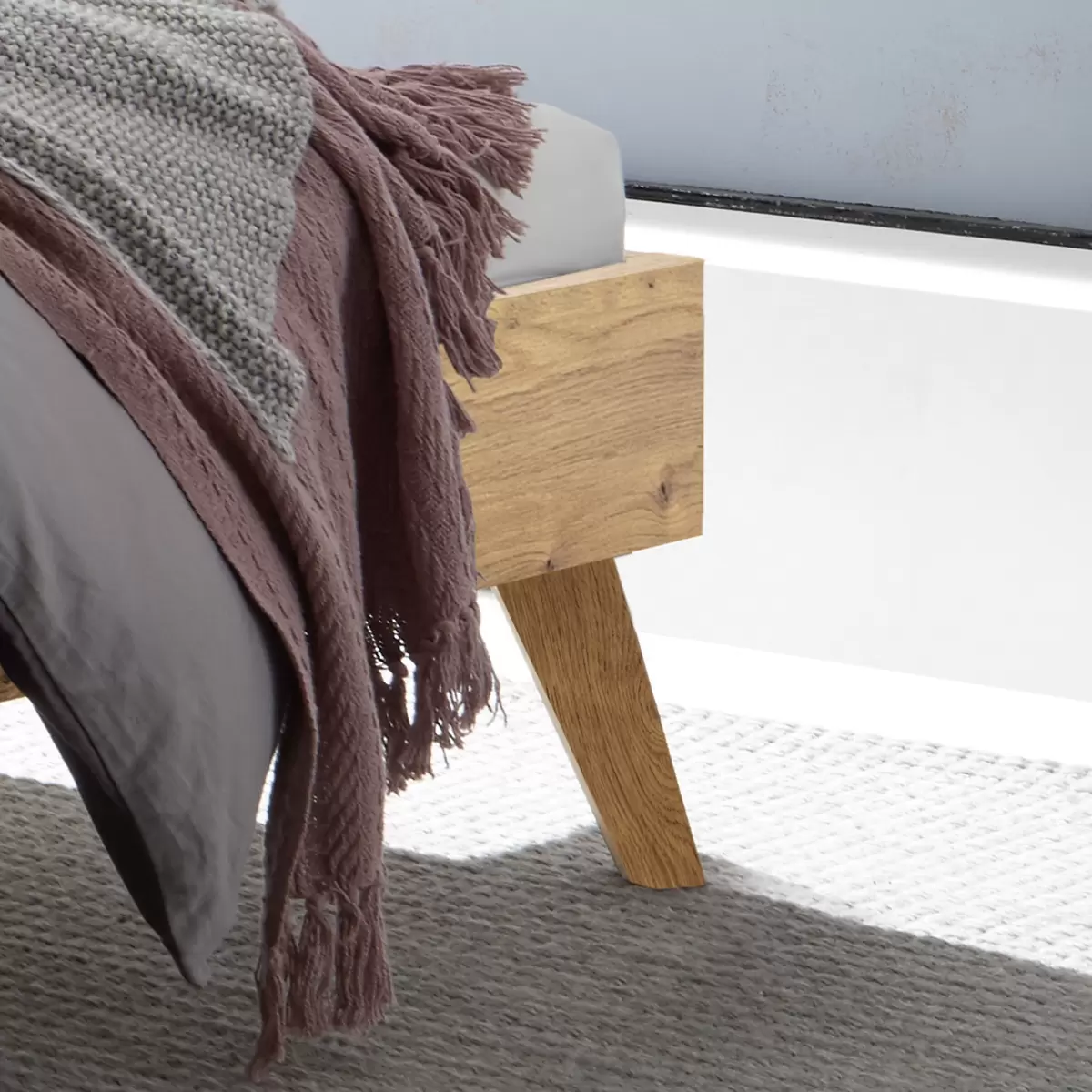 Hasena Bett 160x200 Simone 160 x 200 braun,anthrazit