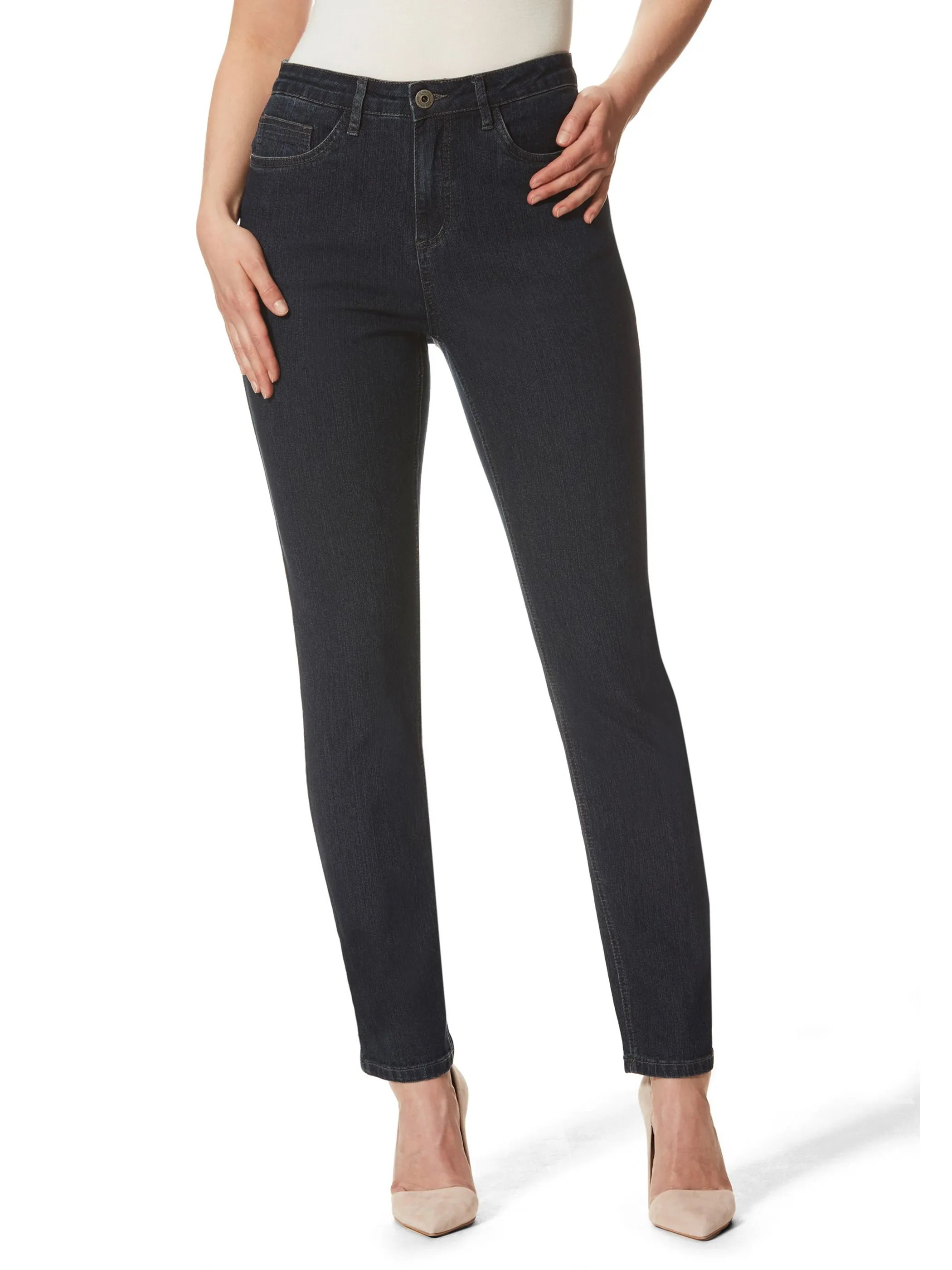 Damen Jeans Tapered Fit