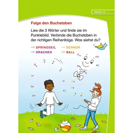 Ravensburger Leserabe: Punkt-zu-Punkt-Rätsel für Lesestarter (Vor-Lesestufe)