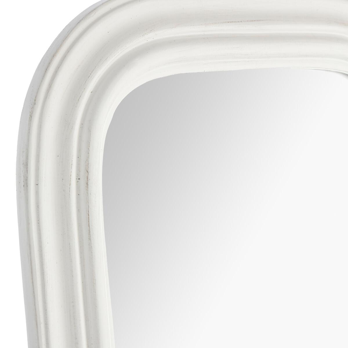 MIROIR SUR PIED BOIS BLANC 40X160CM