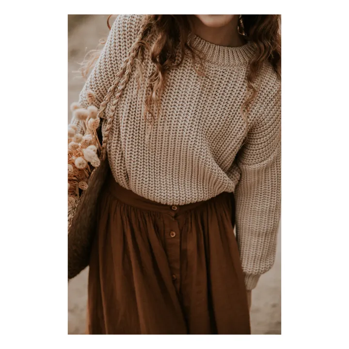 Yuki Pull Chunky Coton Bio | Ecru
