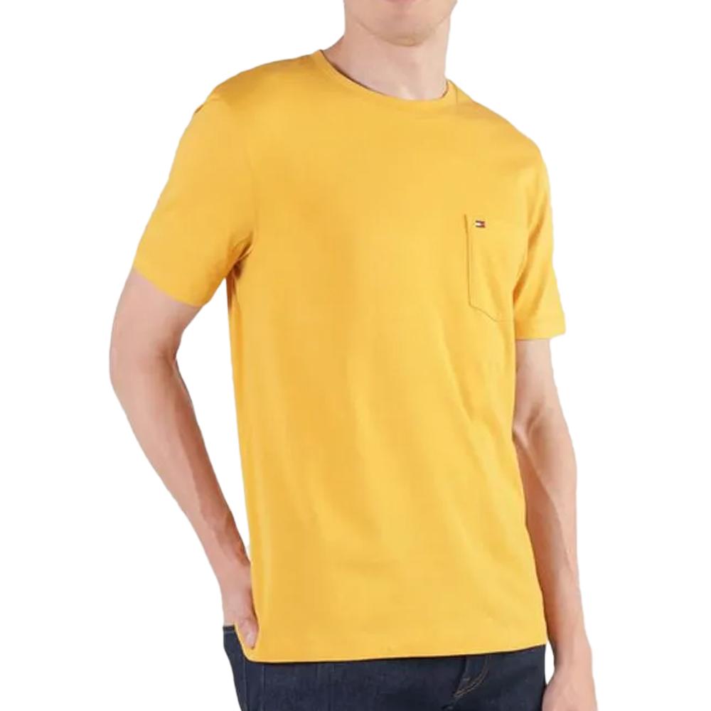 Tommy Hilfiger T-shirt Jaune Homme Tommy Hilfiger Pocket