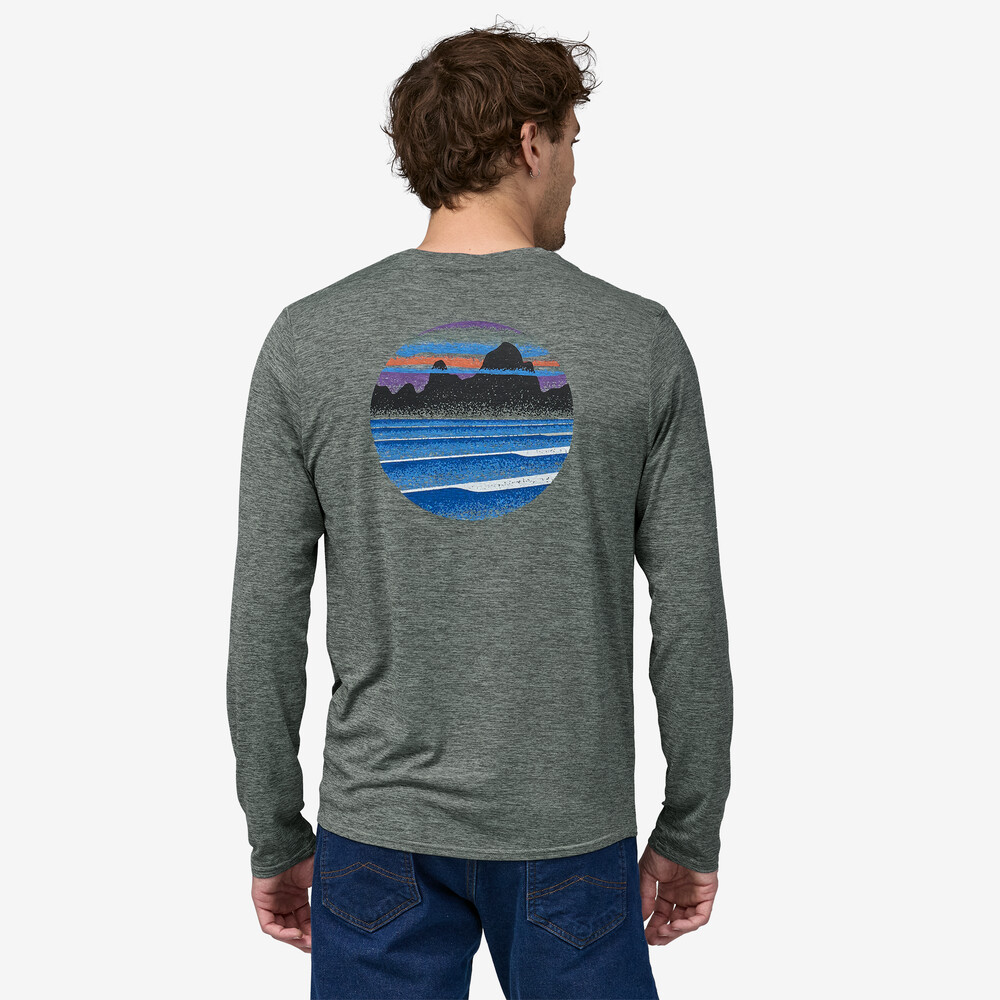 Herren Langarmshirt Capilene Cool Daily Graphic