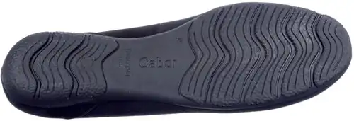 Gabor zwart 64.166.17 - maat 9.5 ballerina zwart - maat 9.5 Calandschoen