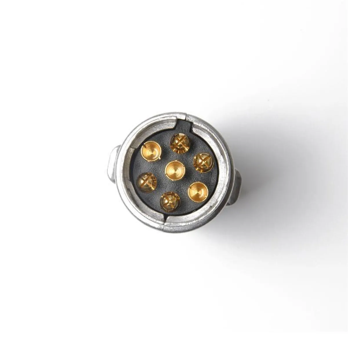 Wewoo Adaptateur 12V Remorque 7 Broches EU Aluminium