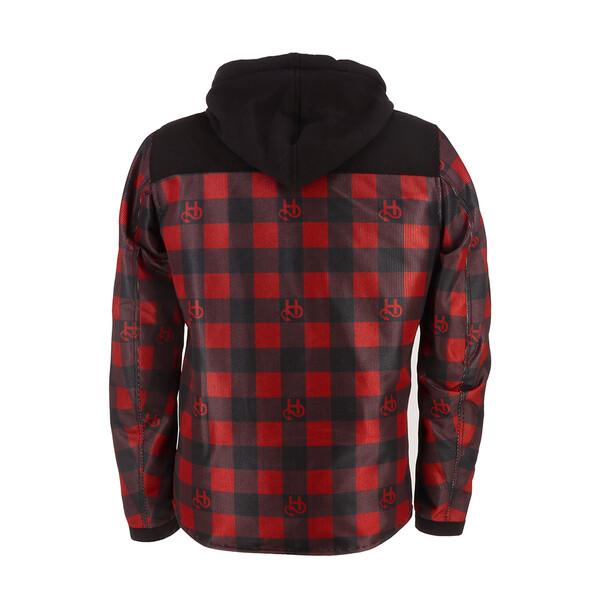 Helstons - Blouson Wood Air - mesh Noir / Rouge / Gris