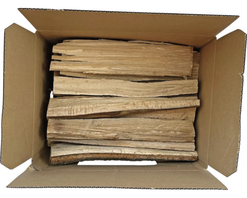 HORNBACH FORST aanmaakhout, gemengde hard- en zachthoutsoorten, 12,4 dm³ in een kartonnen doos, luchtgedroogd