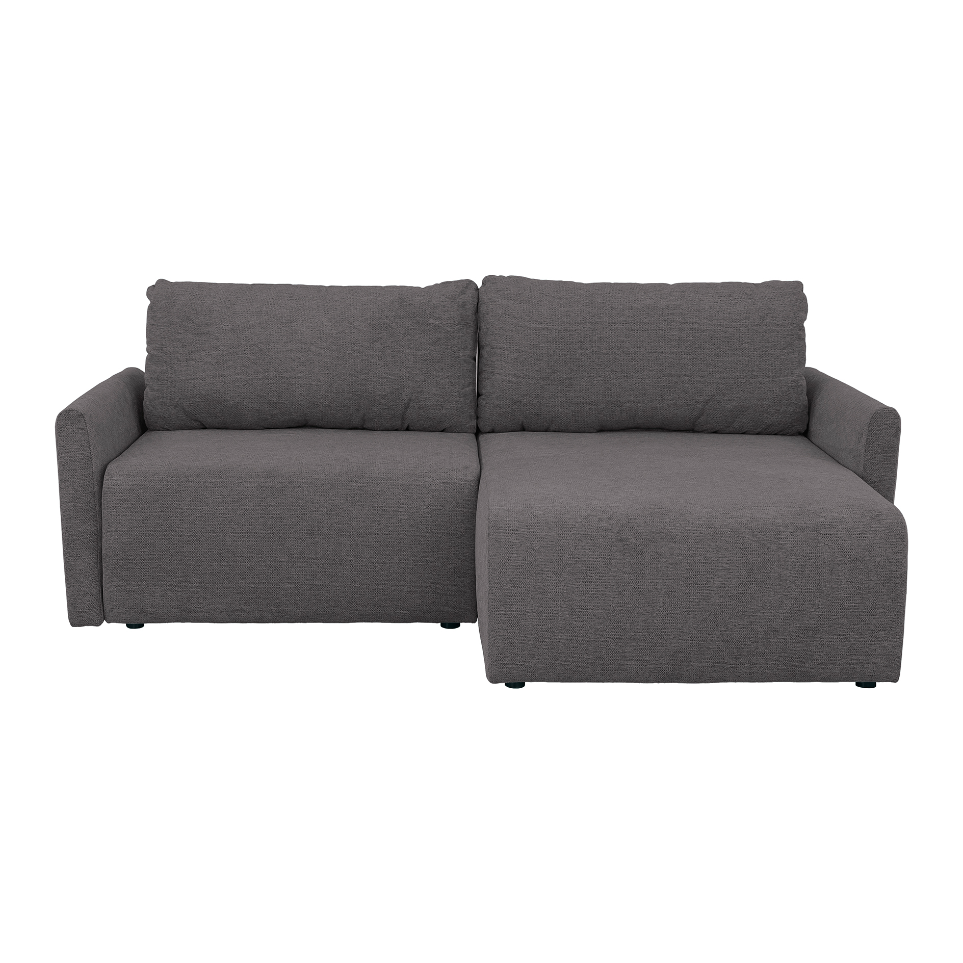 Ecksofa - anthrazit - Liegefunktion und Staukasten - 228x146 cm