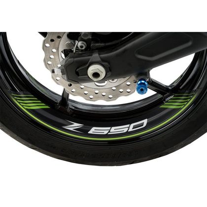 Filet de jantes Puig MODELE KAWASAKI Z 650 Universel - Vert