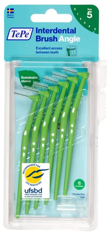 Brossettes Interdentaires Avec Manche Taille : 5 - 6 Brossettes