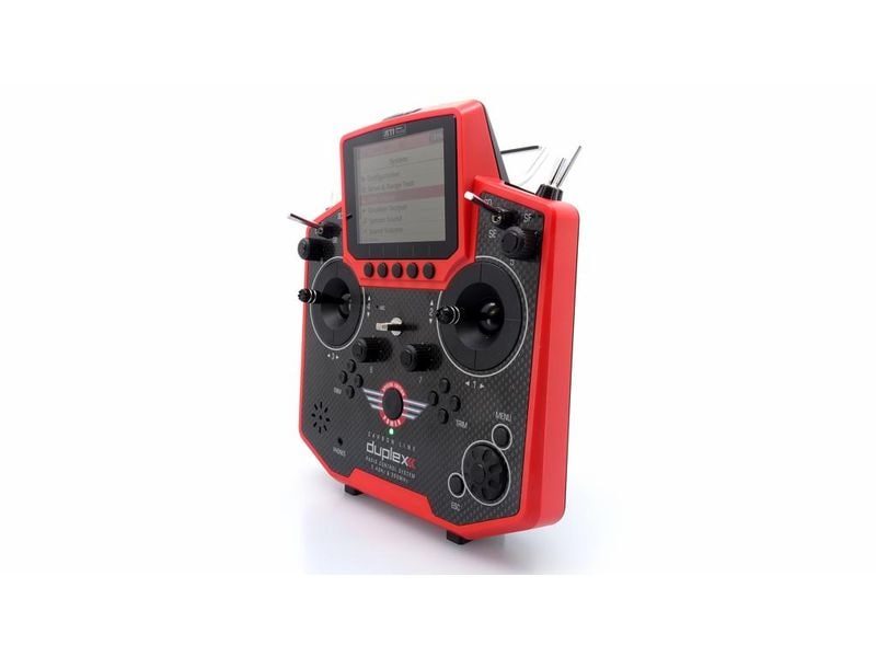 Jeti Fernsteuerung Duplex DS-12 Carbon Red 2023   R9 Empfän Handlicher Jeti Duplex 2.4 GHz Sender in «Special Edition 2023» Ausführung