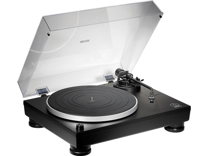 Audio-Technica Plattenspieler AT-LP5X Schwarz Manueller Hi-Fi-Plattenspieler mit Direktantrieb