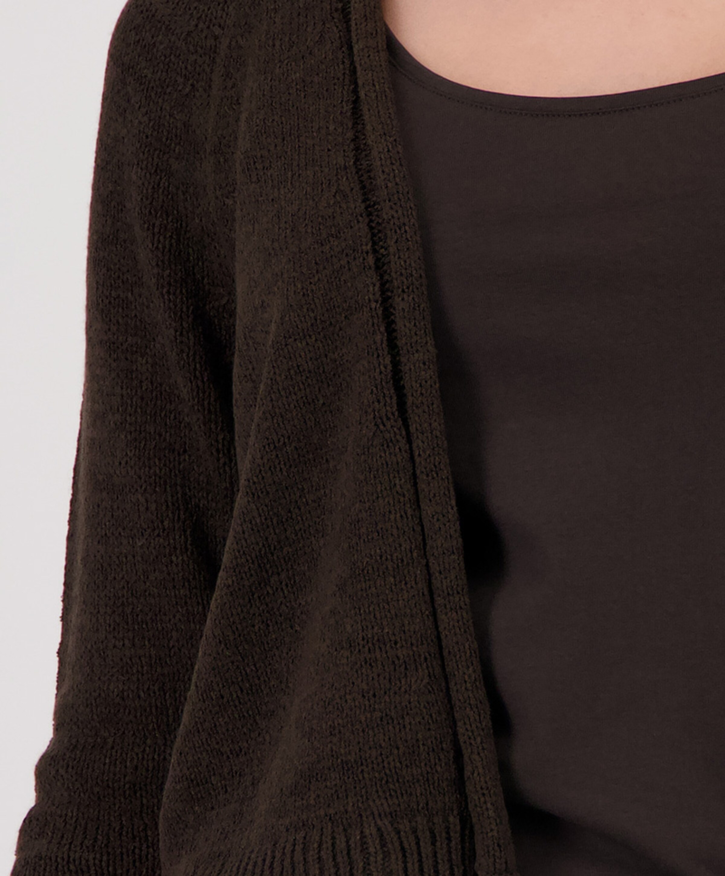 Monari Dames vest bruin