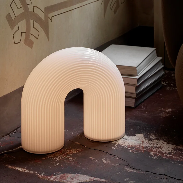 Ferm Living - Vuelta LED Stehleuchte, weiss
