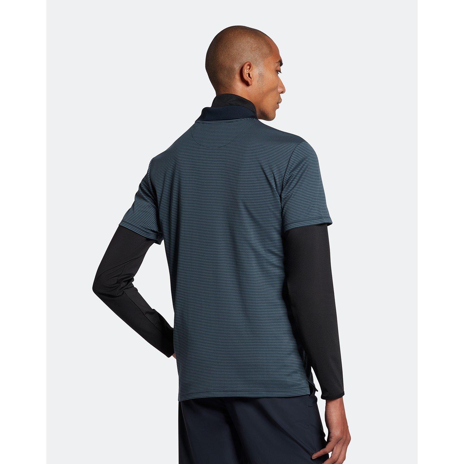 Lyle and Scott Golf Microstripe Polo Shirt
