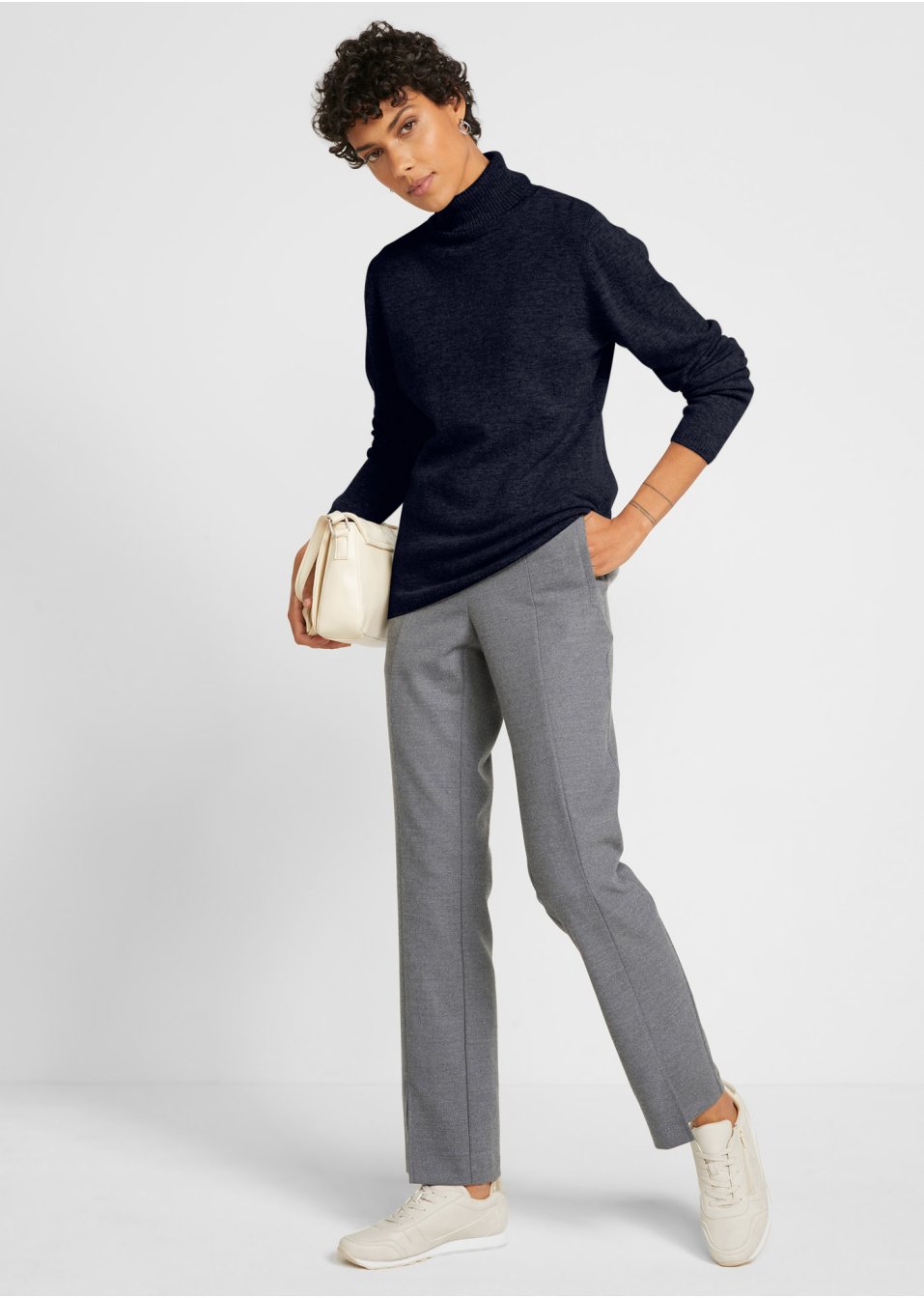Pull col roulé avec teneur en Good Cashmere Standard®