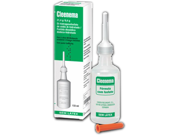 Cleenema (118mL), 181/80 mg/mL x 1 enema sol frasco
