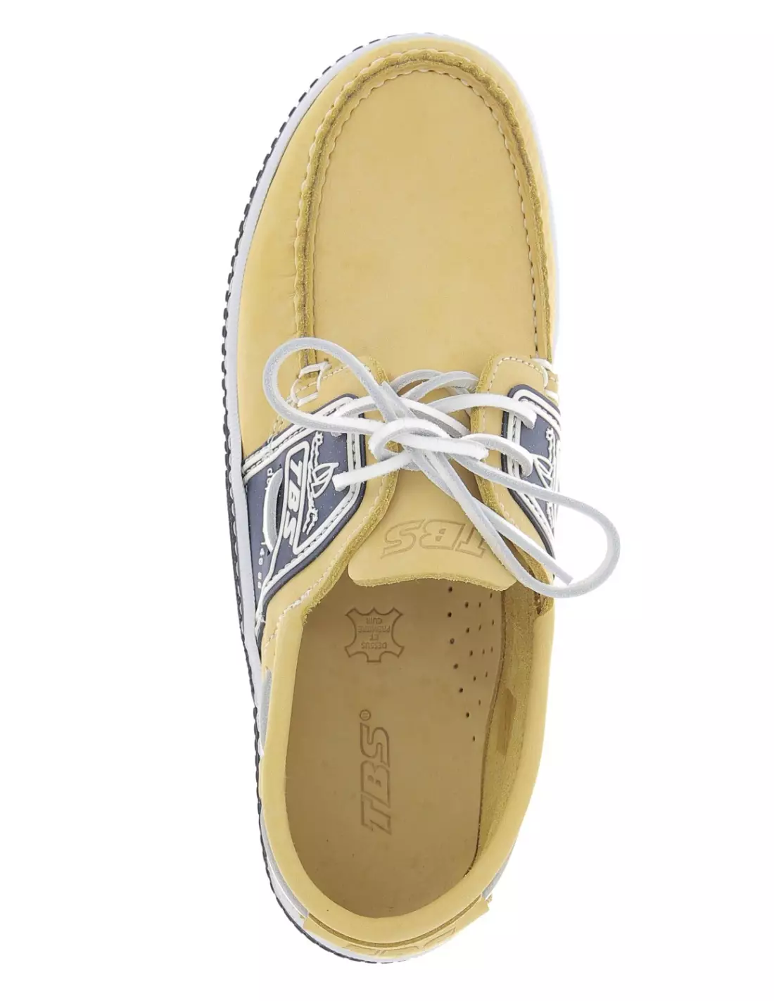 TBS GLOBECK - Bateaux & mocassins RAYON+NAVY