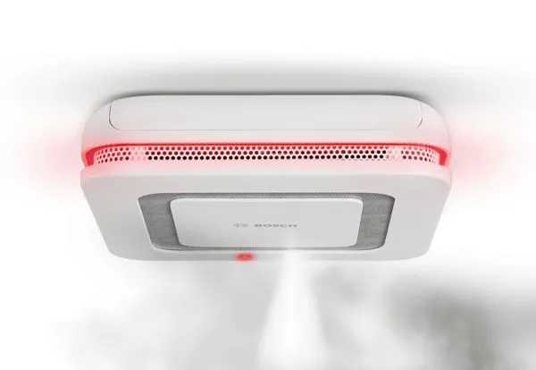 Bosch Smart Home Twinguard - Røg/luftkvalitetssensor - trådløs - Wi-Fi - 2.4 Ghz