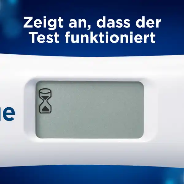 Schwangerschaftstest Anzeige der Wochen Digital