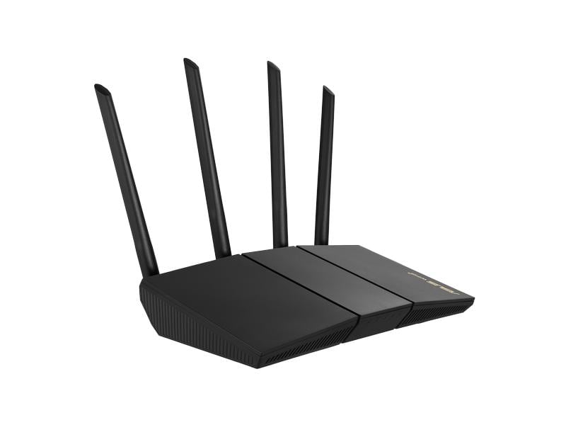 ASUS Dual-Band WiFi Router RT-AX57 AX3000 Dual Band WiFi 6 (802.11ax) Router mit MU-MIMO und OFDMA Technologie, mit AiProtection Classic Netzwerksicherheit powered by Trend Micro