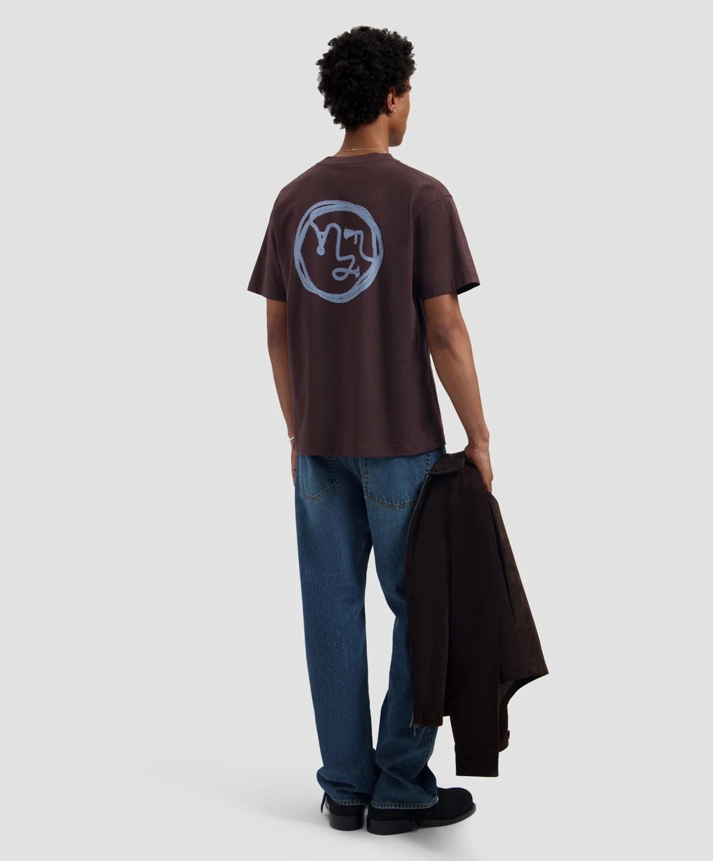 Olaf Heren T-shirt bruin