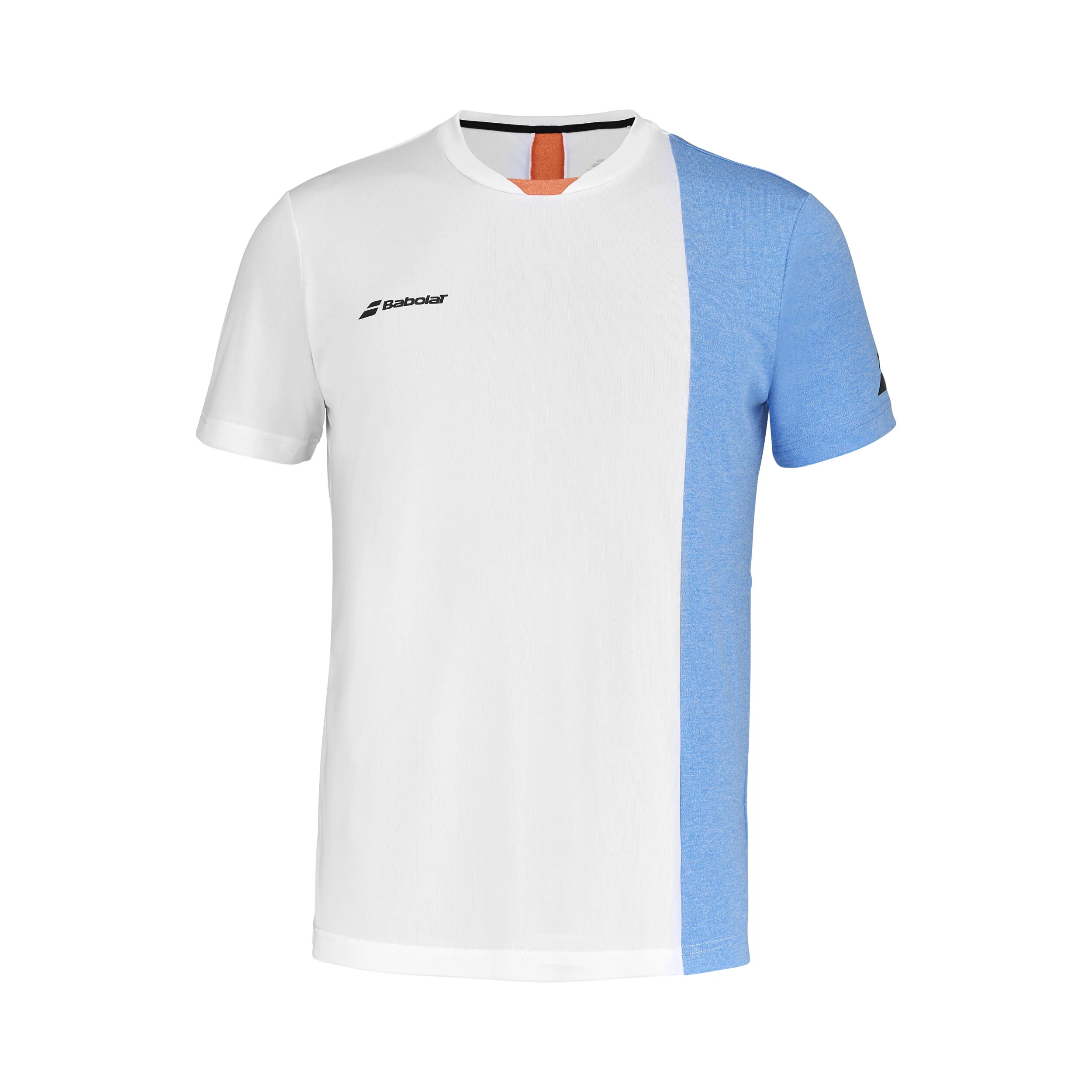 Babolat Play Crew Neck T-shirt Garçons - Blanc , Bleu Clair