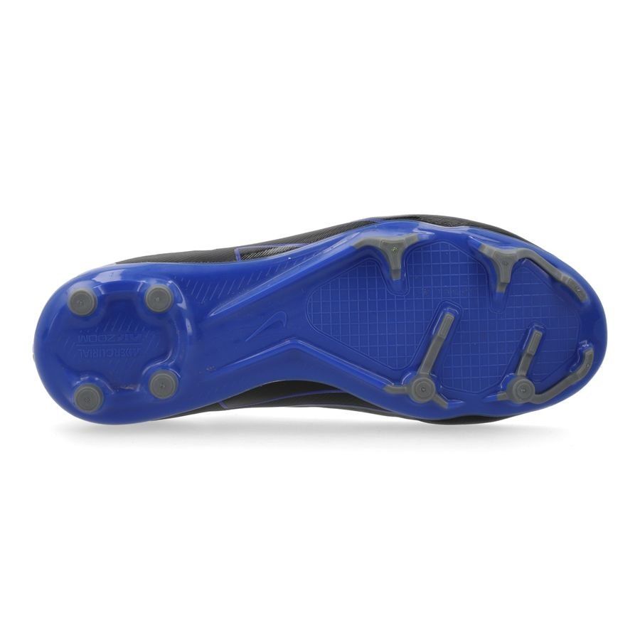 Nike Air Zoom Mercurial Vapor 15 Academy MG Shadow - Noir/Chrome/Bleu Enfant