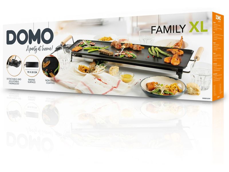 Domo Tischgrill DO8312TP 1800 W Teppanyaki-Grill