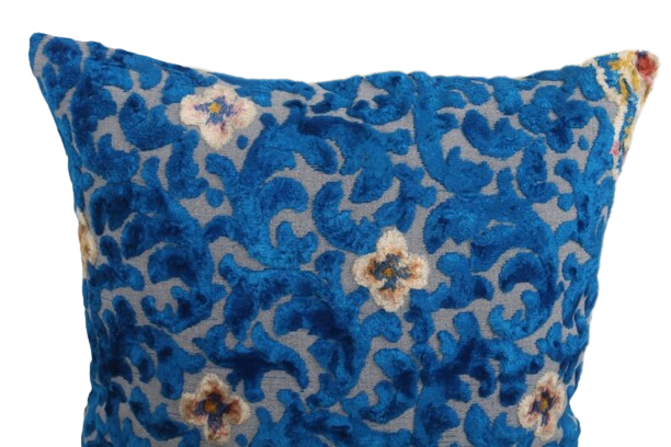 Kussen Kelim vintage 50x50 cm kobalt blue