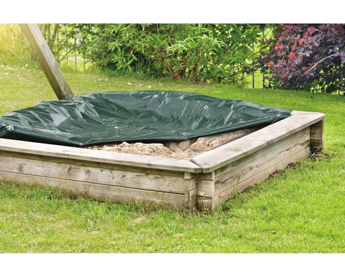 Windhager beschermhoes voor zandbak Klein 140x140 cm groen