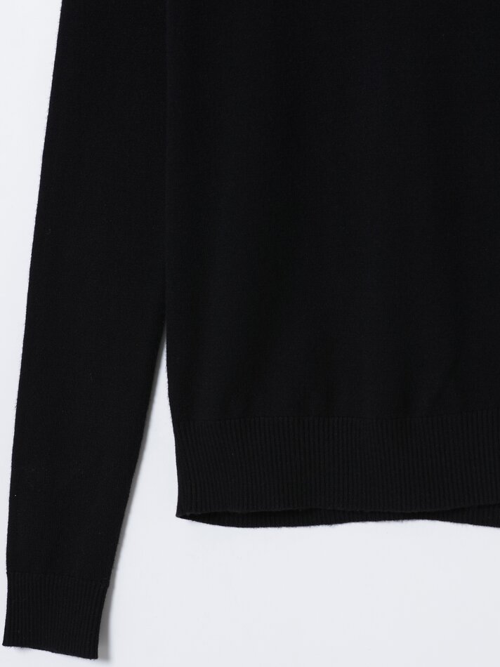 Suéter de gola alta - Preto