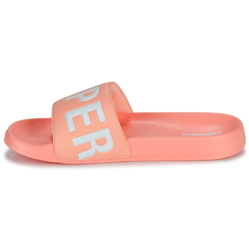 Superdry - Sandales De Piscine Véganes Core - Rose / Blanc