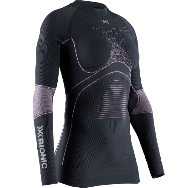T-shirt thermique X-BIONIC ENERGY ACCUMULATOR 4.0 SHIRT LG SL WMN CHARCOAL/MAGNOLIA