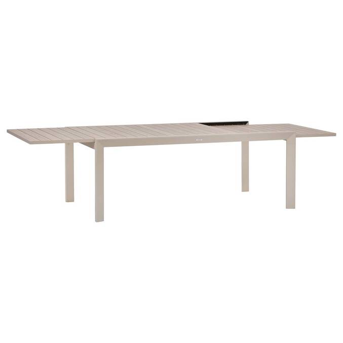 Table de jardin extensible rectangulaire EVASION Lin / Argile