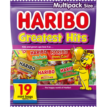Haribo Greatest Hits Uitdeelzakjes 475 g