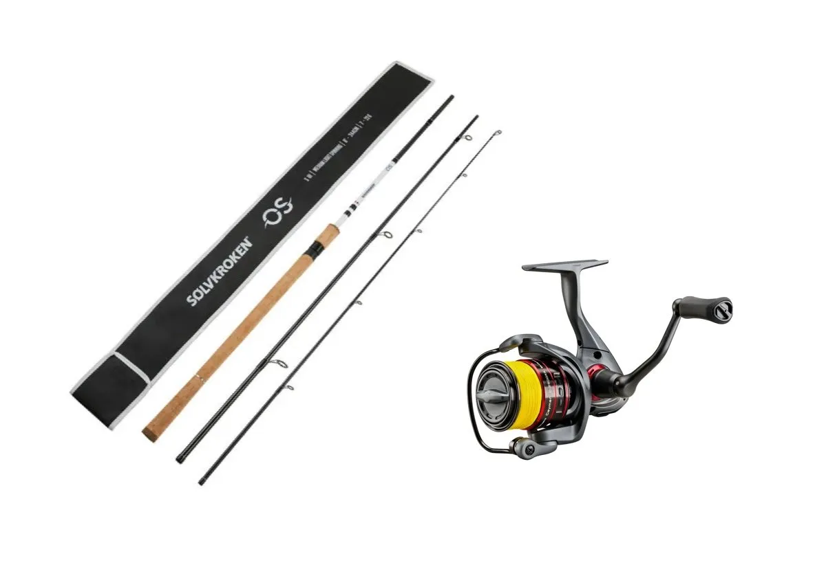 Sølvkroken SIII Os 244cm 2-14g/Okuma Ceymar C2000a