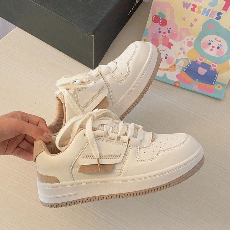 Asterisk - Tweekleurige veterschoenen