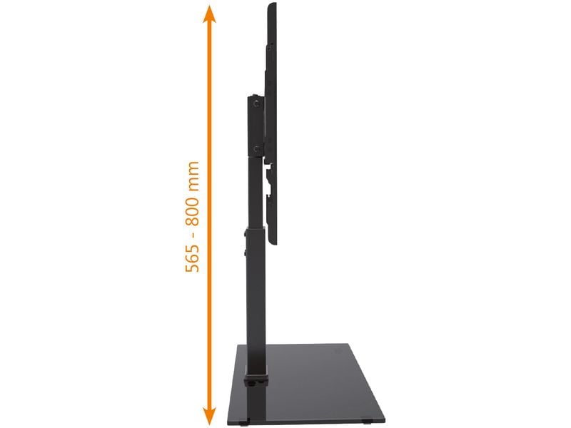 My Wall Tischständer HP 2 BRA Schwarz TV-Tischständer für Fernsehgeräte mit einer Bildschirmdiagonale von 32